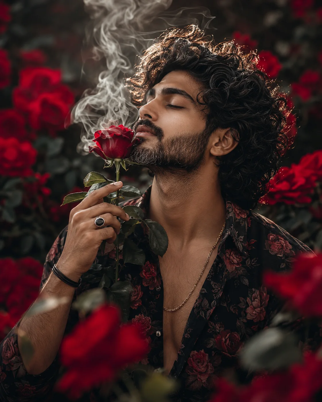 Rose-Scented Reverie in the Garden