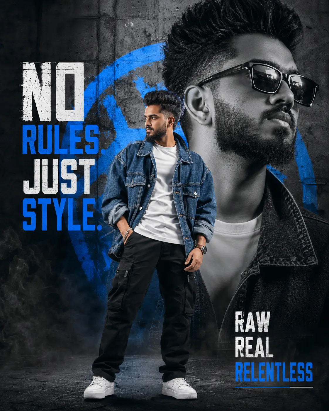 No Rules, Just Style Poster