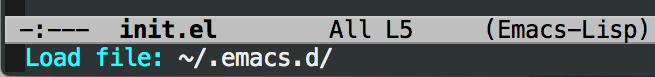 Emacs load file