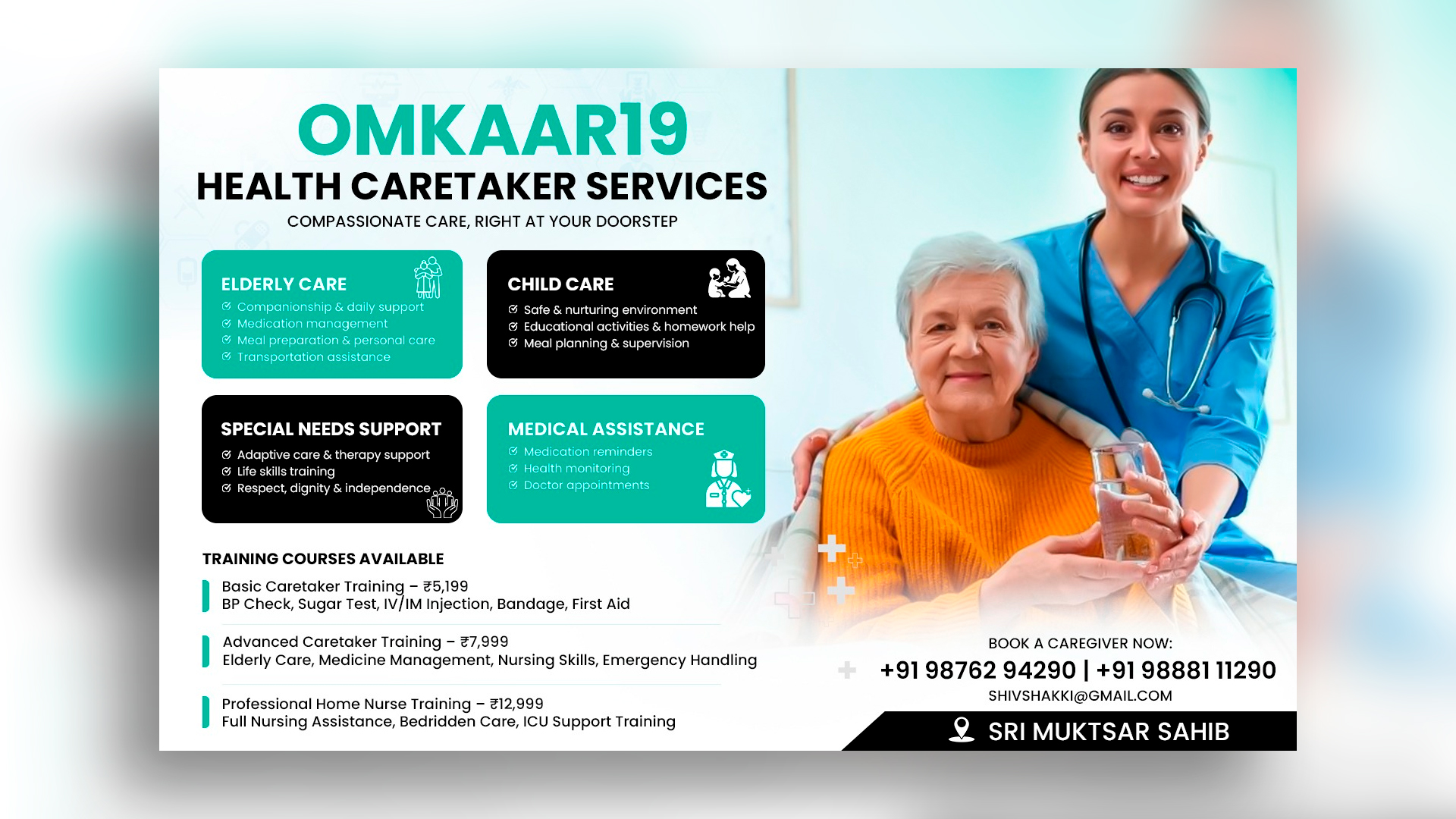 Healthcare Services Promotional Flyer