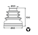 Kit de Transmisión Caja Izquierdo-Derecho para Toyota Corolla (02...) - Imagen 2