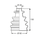 Kit de Transmisión Rueda Izquierdo-Derecho para Renault R11 (85-95) - Imagen 2