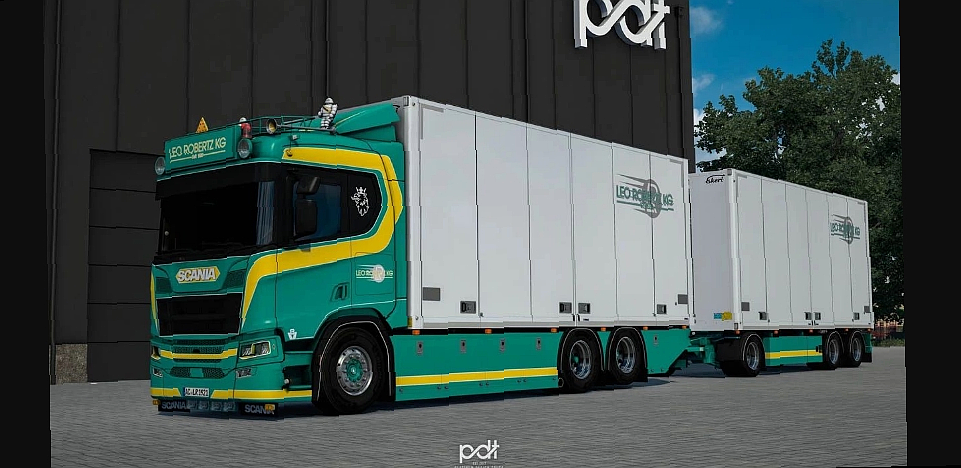 МОД Scania R650 Leo Robertz KG   Trailer v3.0 ДЛЯ EURO TRUCK SIMULATOR 2