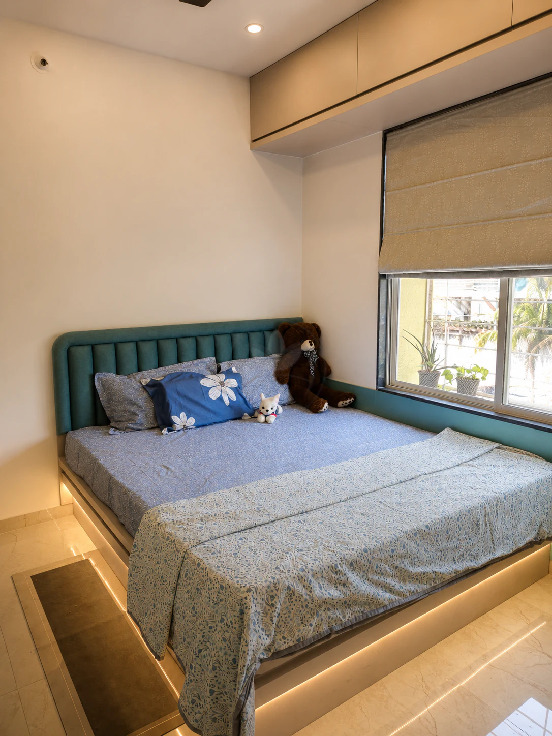 Kid's Bedroom interior design at Urban 2BHK Flat,Moshi, Moshi, Pune