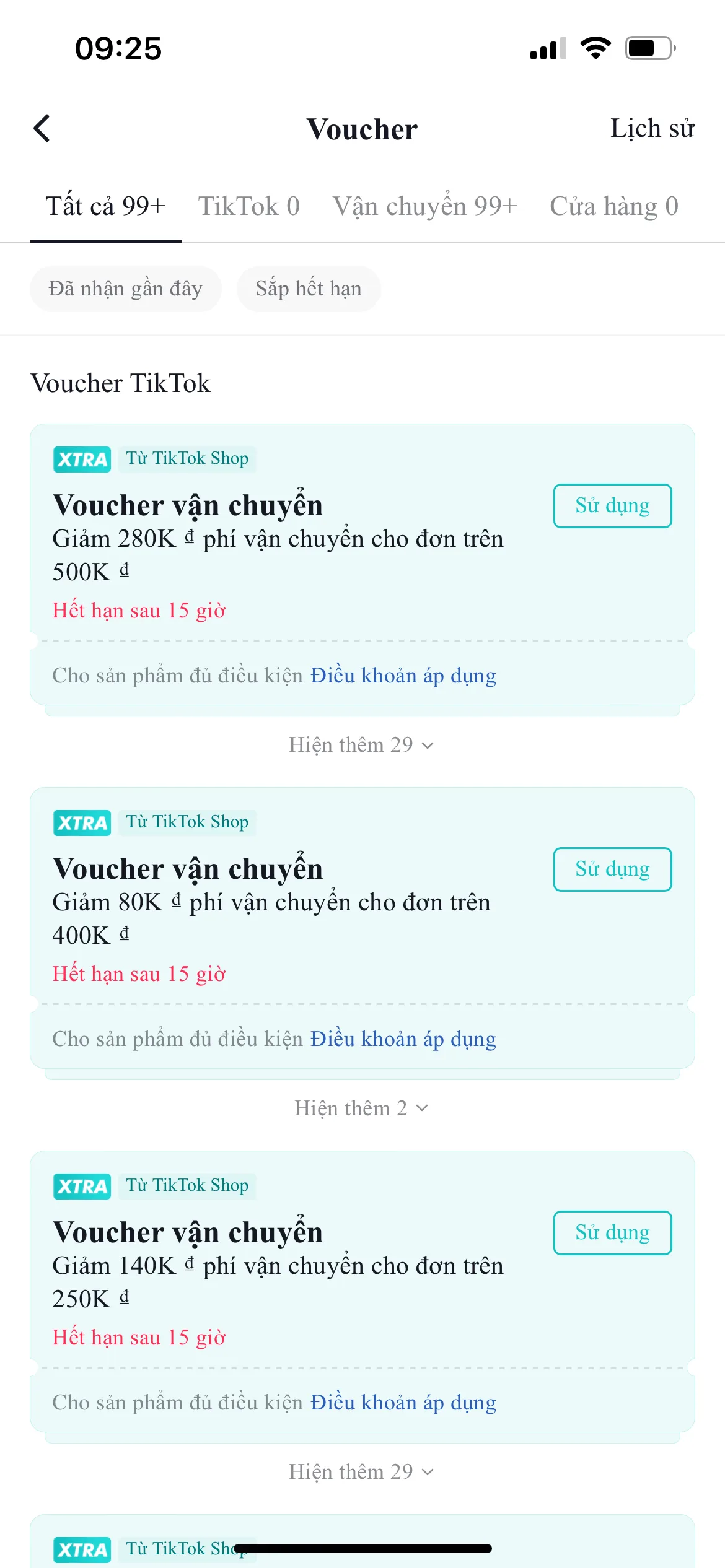 Danh sách voucher TikTok Shop để lưu và sử dụng - 1