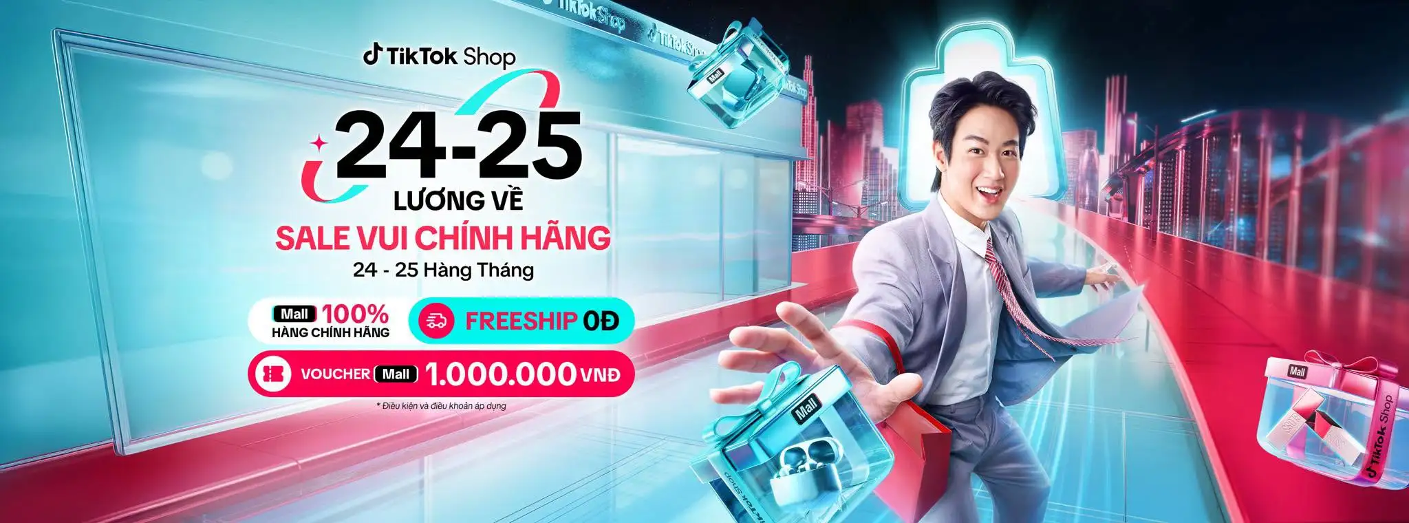 TikTok Shop 25/7/2026 Payday Sale - voucher ngày lương, deal 0đ và freeship toàn quốc