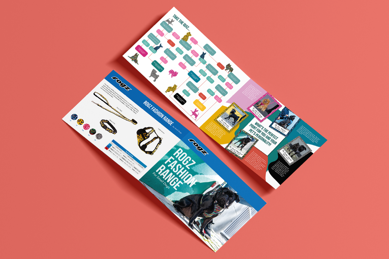 ROGZ FASHION RANGE POSTER AND BROCHURE