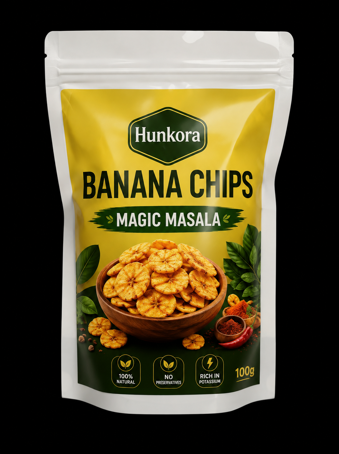 Hunkora Banana Chips - Magic Masala