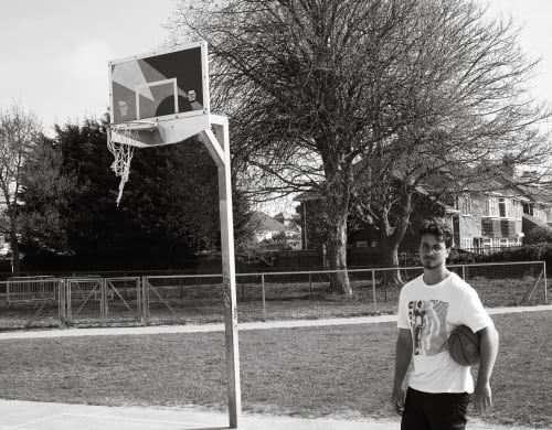 Some pictures of Max when we went out to shoot some hoops. Testing some different editing styles out.
