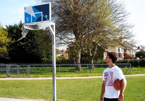 Some pictures of Max when we went out to shoot some hoops. Testing some different editing styles out.