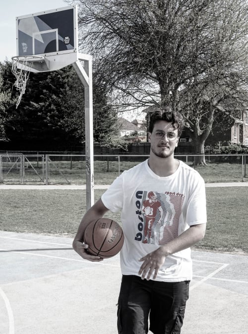 Some pictures of Max when we went out to shoot some hoops. Testing some different editing styles out.