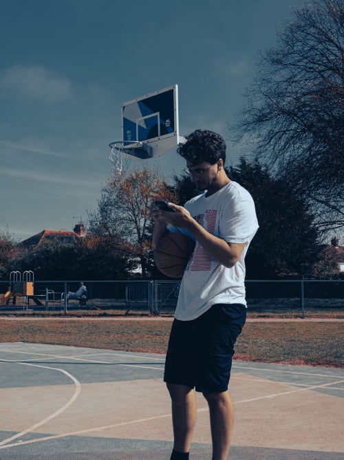 Some pictures of Max when we went out to shoot some hoops. Testing some different editing styles out.