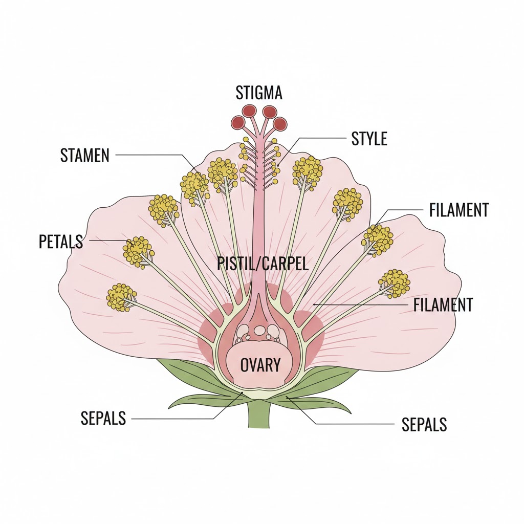 L.S. of Flower