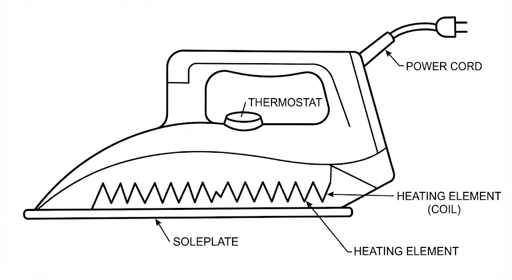Electric Iron Structure for Q30