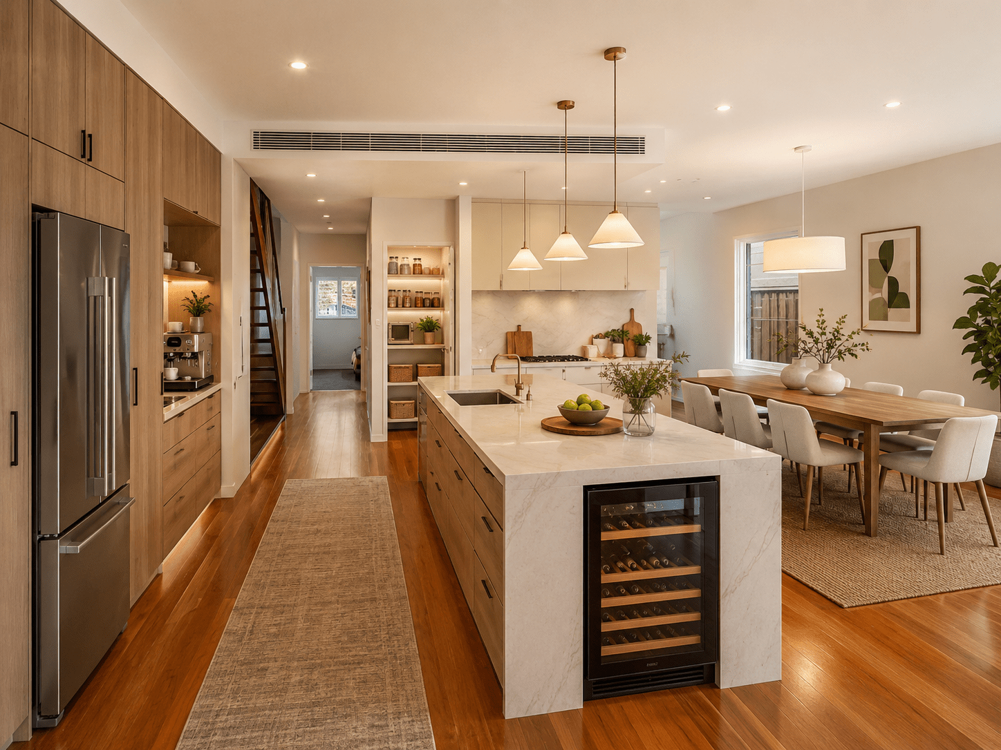 AI-generated interpretation of the same kitchen using the project brief