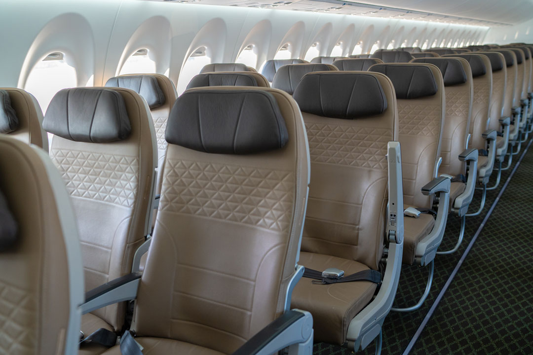 Cyprus Airways A220 economy seats