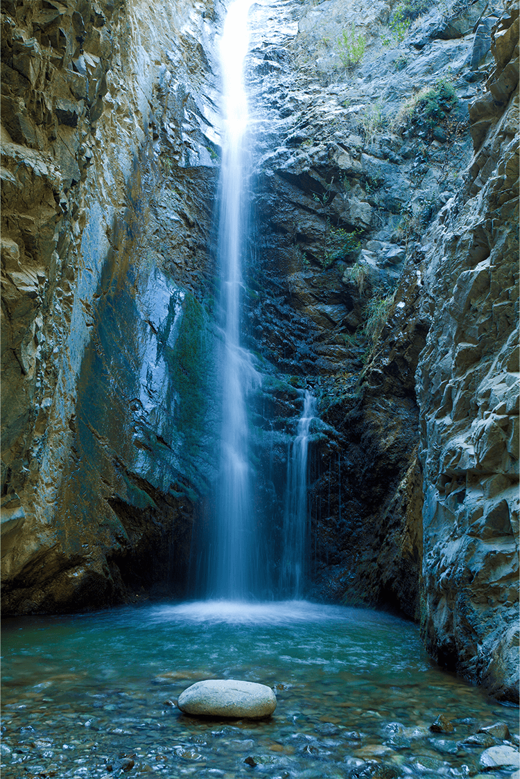 Cyprus nature and waterfalls