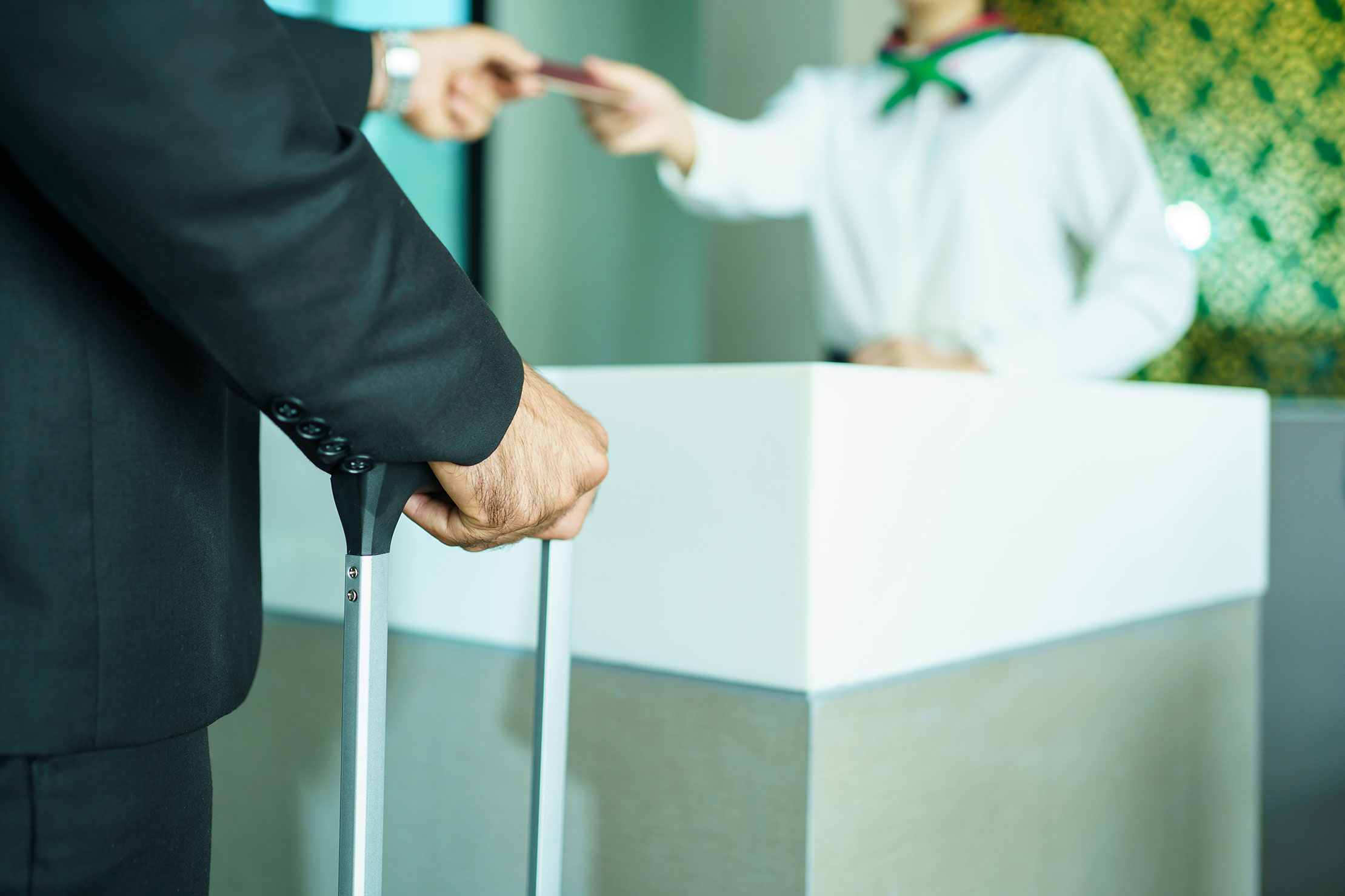 Dedicated Business Class check-in counters
