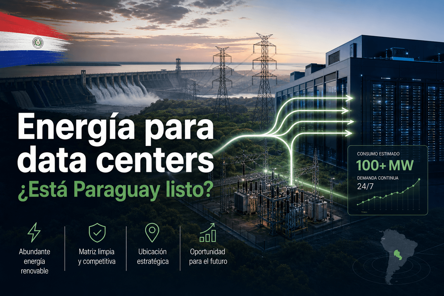 Может ли Парагвай выделить энергию data centers на долгий срок?