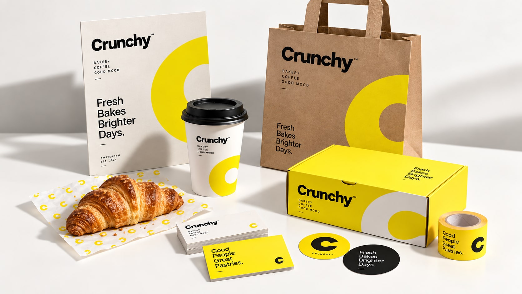Crunchy Bakery Branding