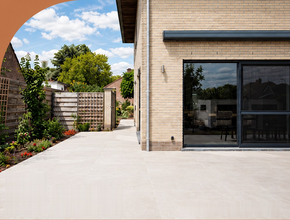 Floorix buitenleven en keramisch terras realisatie