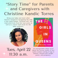 "Story Time" For Parents and Caregivers, with Christine Kandic Torres