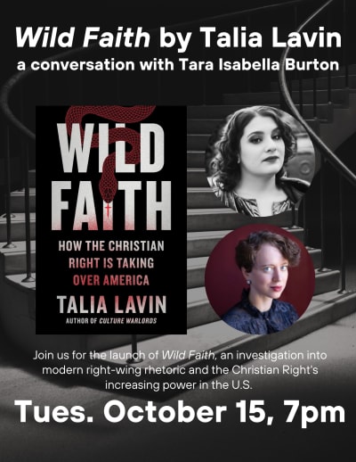 Book release: Wild Faith by Talia Lavin