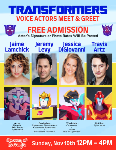 Transformers Voice Actors Meet and Greet