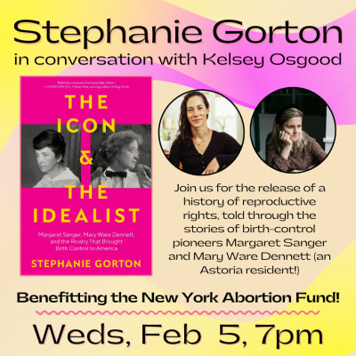 Book Launch: The Icon and the Idealist by Stephanie Gorton, in conversation with Kelsey Osgood