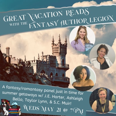 Astoria Bookshop presents: Great Vacation Reads with the Fantasy Author Legion