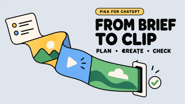 Pika ChatGPT Website Launch Video: From Brief to Clip