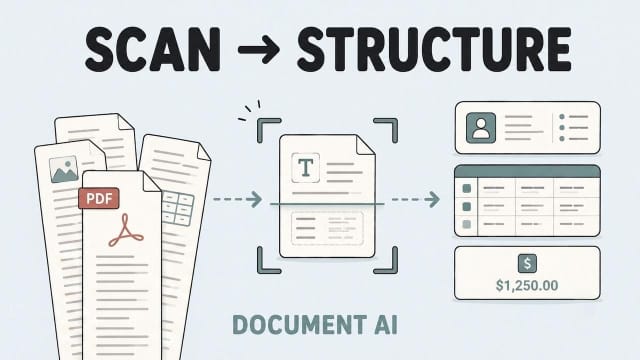 Learn how to build an OCR app effectively by mastering the scan-to-structure process using advanced Document AI technology.