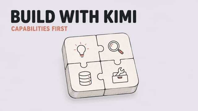 Discover how to build with the Kimi API by leveraging its core capabilities, including intelligent reasoning, web search, data management, and specialized tool integration.