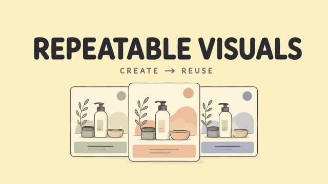 Leverage Muse Image to create consistent, repeatable brand visuals that you can easily reuse for all your creative projects.