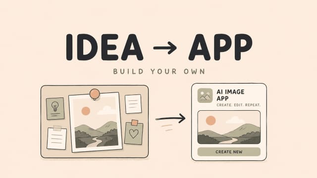 Transform your creative concepts into a functional app using the capabilities of the new Muse Image generation model.