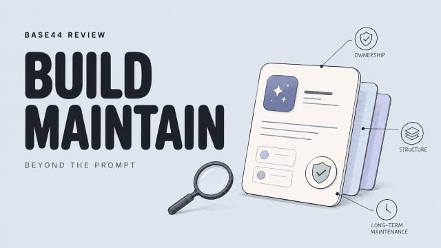 In this comprehensive Base44 review, explore how the platform goes beyond simple prompts to ensure long-term maintenance and app ownership.