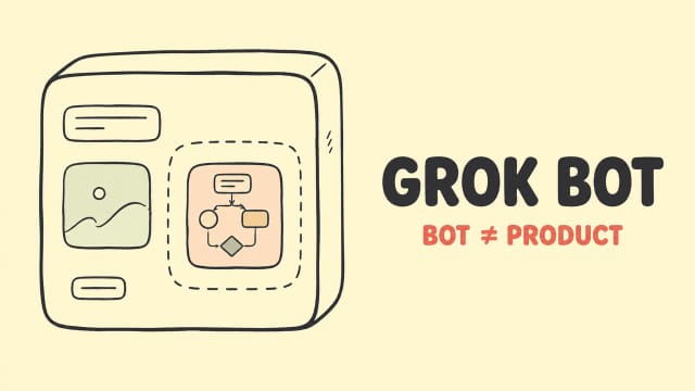 Discover how the Grok Bot product differs from a standard chatbot by functioning as an autonomous system workflow.