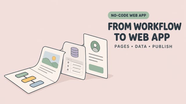 Discover how no code web app development transforms basic workflows into fully published digital pages and data systems.