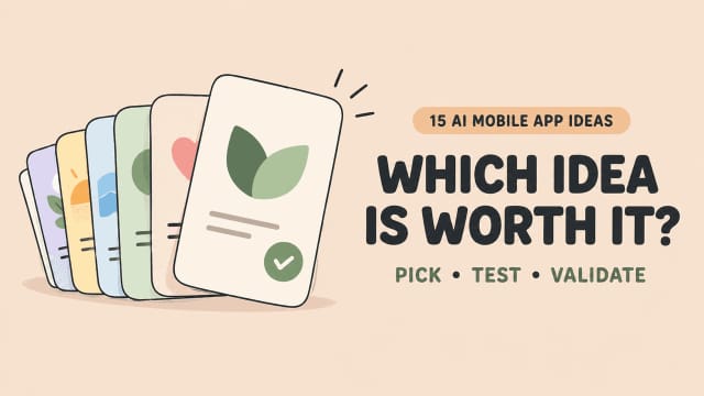 Explore proven validation methods to test and select the most profitable ai mobile app ideas before development.