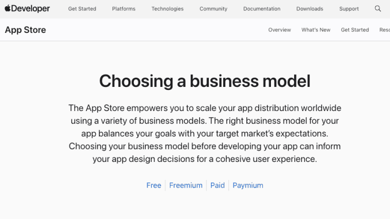 Guidance on selecting business models for apps developed with a Rork alternative to ensure successful distribution.