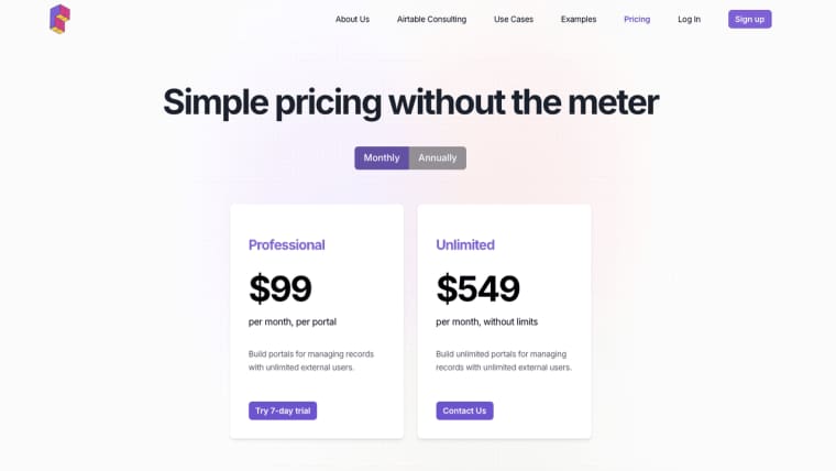 Choose a cost-effective Pory alternative that offers simple monthly or annual pricing without hidden metered usage fees for portal management.