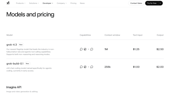 A complete breakdown of current xAI models and usage costs, helping developers evaluate their budget in relation to the grok 5 price.