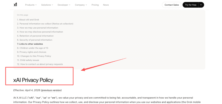 Read the xAI privacy policy for developers to ensure your data usage aligns with the standards set by models linked to grok 5 price plans.
