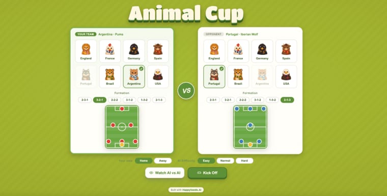 Experience a unique way to simulate teams and strategy, perfectly complementing the official FIFA World Cup schedule experience.