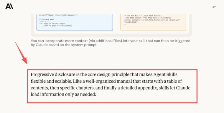 Learn how progressive disclosure improves scalability when applying the book to skill design principle to your AI agents.