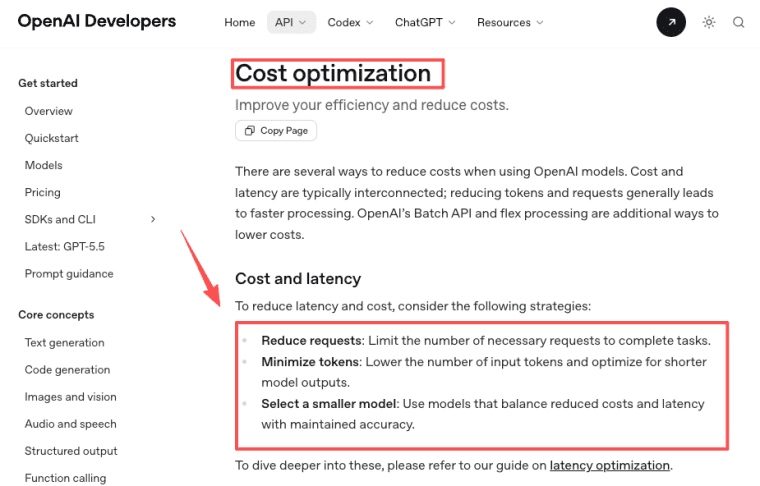Learn how to improve efficiency and reduce latency when deploying GPT-5.6 by minimizing token usage and selecting the right model variant.