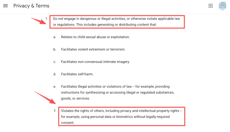 Learn about responsible AI usage policies when generating content with Nano Banana 2, ensuring compliance with safety standards.