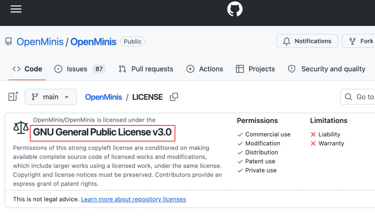 Review the GNU General Public License terms and permissions for open-source deployment of this personal AI app.