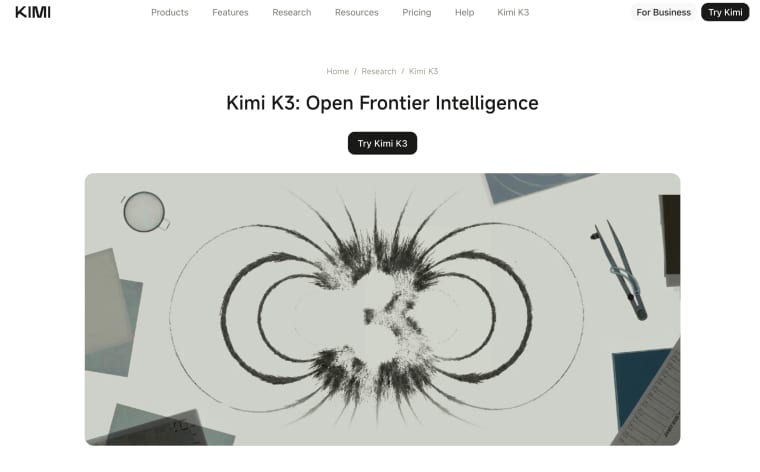 Discover open frontier intelligence features and research highlights for the cutting-edge kimi k3 ai platform.