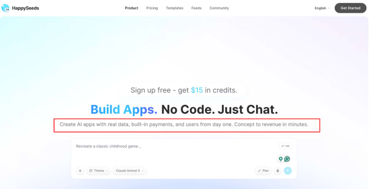 Build no-code AI applications with integrated payment features to launch your business in the growing AI agent economy.